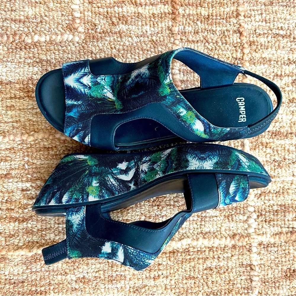Camper wedge sandals size 8